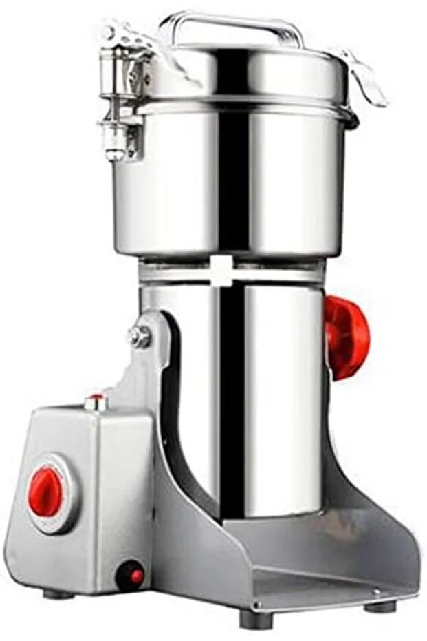Commercial 400G Grain Mill Grinder – Heavy-Duty Electric Spice & Cereal Pulverizer – Durable Stainless Steel Grinder for Dry Foods & Herbs Grain Mill
