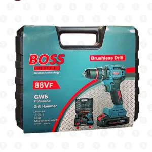BOSS Cordless Impact Drill, 13mm Heavy-Duty Power Driver with 2-Speed Variable Control 3 1 org zoom 15 4