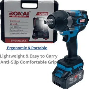 Bonai Brushless Cordless Impact Wrench, 600N.m High Torque, 5.0Ah Battery, Variable Speed 3 1 org zoom 15 7