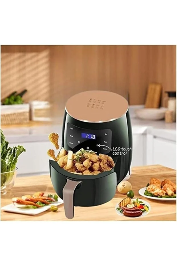 Silver Crest Digital Air Fryer -6L Multifunction Oil-Free Cooker with Touch Control Air Fryer