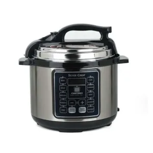 Silver Crest 10 In 1 Electric Pressure Cooker Instant Programmable Smart Pot 1050 Watts Rice Cooker,