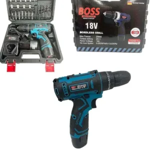 Boss CORDLESS DRILL MACHINE 18V - 1 Boss NEO POWER CORDLESS DRILL MACHINE 18V
