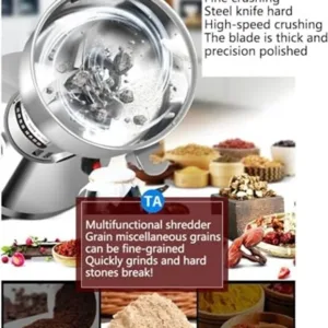 Silver Crest High-Speed Electric Grinder & Powder Mill – 150g Stainless Steel, Ideal for Spices, Herbs, Grains, and Coffee Beans 4 1 org zoom 23 7