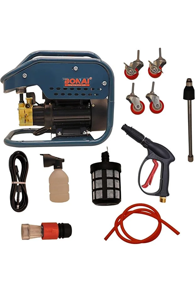 Bonai High-Pressure Washer, 300 Bar 3000W Electric Power Cleaner for Home & Auto Pressure Washer