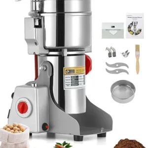 SILVER CREST Grain Mill Grinder Electric 400G Commercial Spice Grinder 1000W Stainless Steel 1 1 org zoom 25 6