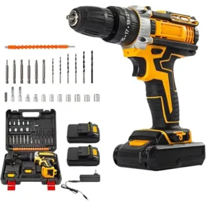 Boss Cordless Drill Driver Kit, 1300W Electric Power Tool