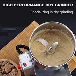 Commercial 400G Grain Mill Grinder – Heavy-Duty Electric Spice & Cereal Pulverizer – Durable Stainless Steel Grinder for Dry Foods & Herbs 4 1 org zoom 3 9