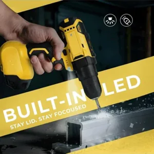Boss Cordless Drill Driver Kit, 1300W High-Power Electric Tool with Battery & Charger 6 1 org zoom 33 9