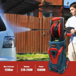 Bonai Electric Pressure Washer, 1500W-3000W, 90-400 Bar Adjustable Pressure, 5.5L/min Flow, High-Pressure Cleaner with Foam Nozzle 3 1 org zoom 36 1