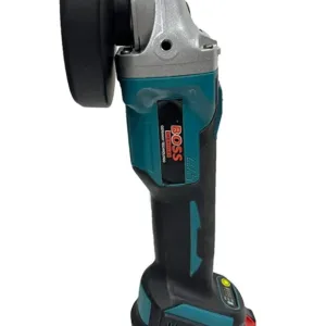 Boss Cordless Angle Grinder Machine 115mm-4.5" with 2 Batteries 118V + Metal Disc full se