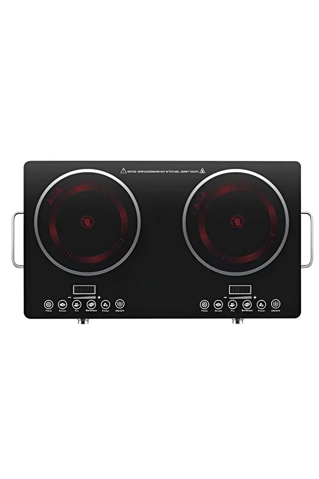 Silver Crest 3500W Electric Stove Double Infrared Cooker - Portable Dual Burner Electric Stove