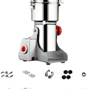 Commercial 400G Grain Mill Grinder – Heavy-Duty Electric Spice & Cereal Pulverizer – Durable Stainless Steel Grinder for Dry Foods & Herbs 6 1 org zoom 5 9
