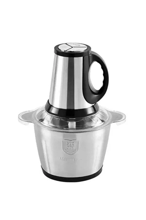 Silver Crest Meat Grinder & Vegetable Chopper –3.8L– Includes Sausage Maker Attachment 300W& Durable Steel Blades Meat Grinder