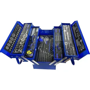 Bonai 85Pieces Socket Set Toolbox Wrench set with Metal Box 1/2" & 1/4" for home use and professiona