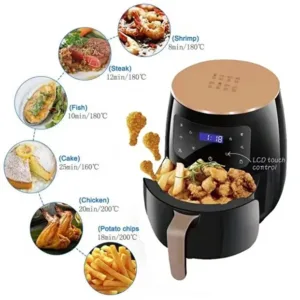 Silver Crest Multifunctional Digital Touch Air Fryer 6L 2400W 3 1 org zoom 61 2
