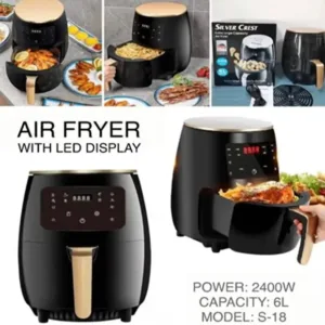 Silver Crest Multifunctional Digital Touch Air Fryer 6L 2400W 4 1 org zoom 62 2