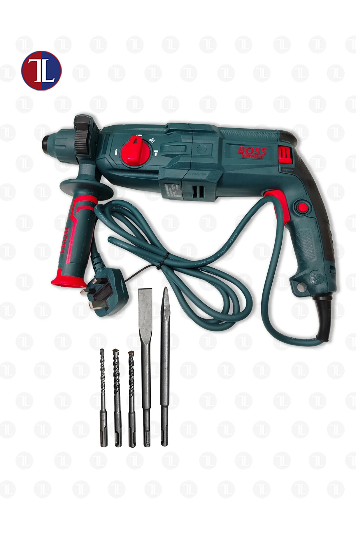 Heavy Duty Rotary Hammer Drill Machine Electric Hammer Drill Kit, Masonry & Concrete Breaker Rotary Hammer Drill