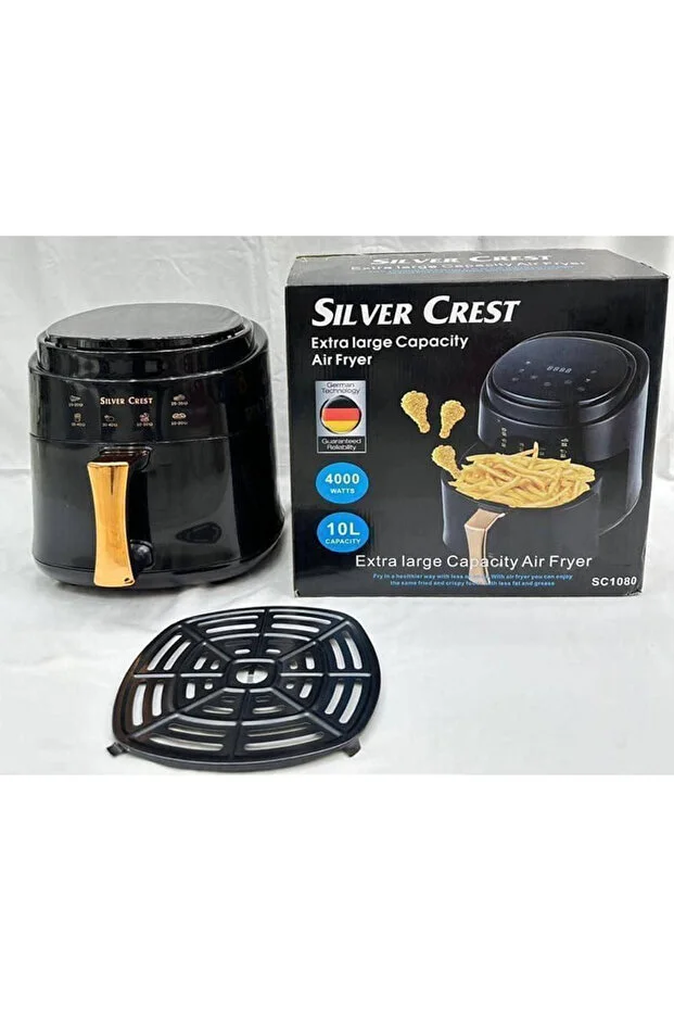 Silver Crest 8L Digital Air Fryer, 1400W Household Oven with LCD Touch Display Air Fryer