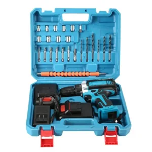 Generic 21V Cordless Drill Set, Variable Speed Electric Drill Set with 2 Batteries 4 1 org zoom 92