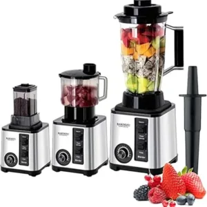 SILVER CREST VAODO 3 In 1 Countertop Blender, with Grinder and Food Chopper, 9500W Electric Blender, BPA-Free Cho.. 1 1 org zoom 96