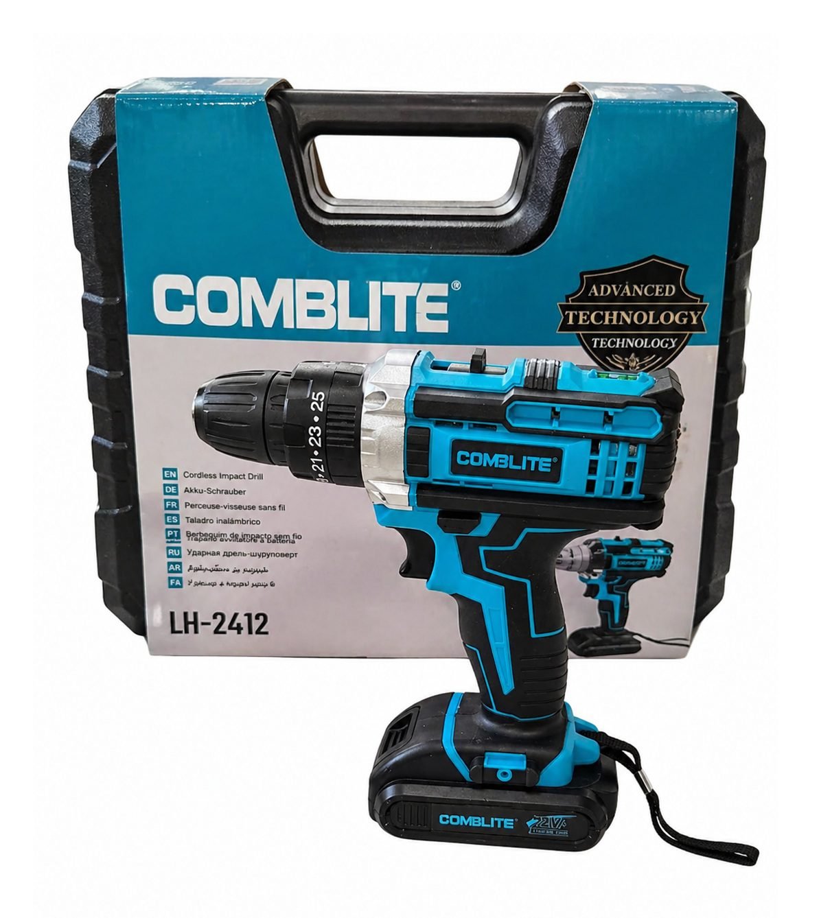Cordless Drill Kit with 2 Batteries, 21V Kit with Tool Box Charger-Heavy Duty Electric for Home & Professional Use Cordless Drill