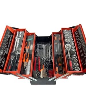 Professional Multi-Purpose Hand Tool Kit with Metal Toolbox – Complete Socket & Repair Tool Set for Home, Garage & Mechanical