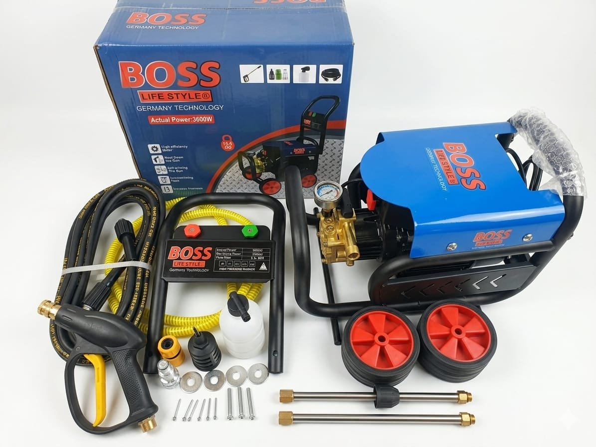 Electric High Pressure Washer,Car Washer 3600W Heavy-Duty Car Cleaner & Jet Cleaner with Heavy Duty Wheels and Full Accessories Kit Pressure Washer