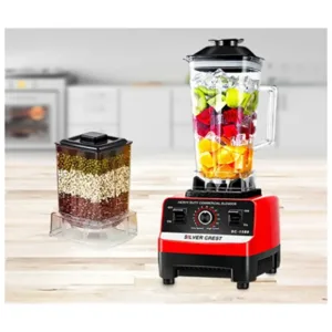 Silver Crest Professional Blender 4500W – Multi-Purpose Juicer Mixer with 2 Jars