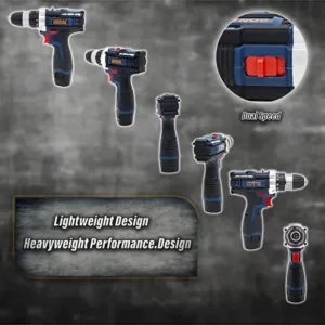 Bonai Cordless Impact Drill Driver,12V Compact Power Tool for Home DIY & Repairs 3 1 org zoom 67
