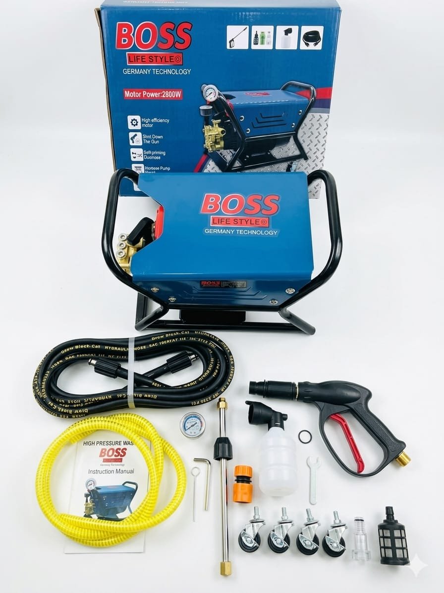 High Pressure Washer – 2800W Heavy-Duty Compact Cleaning Machine Germany Technology High Pressure