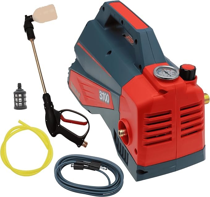 High Pressure Washer,3700W Portable Electric Jet Cleaner for Car & Patio 300MPa Jet Cleaner, Self-Priming Car Washer 1 Washer