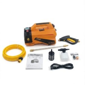 Neo-Power Japan Technology High-Pressure Washer - 3500W Professional Car & Home Cleaning Tool, Portable Electric Washer