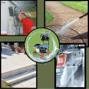 BOSS Electric High Pressure Washer, 3000W Power Cleaner, 5800 PSI, 300 Bar, 8.5L/Min Self-Priming Jet Wash Machine with Hose Reel for Car, Patio, Driveway & Home Cleaning 5 61qH5O9gY9L. AC