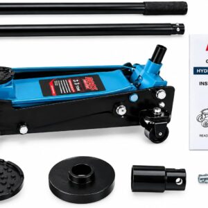 BOSS LIFE STYLE 3 Ton Hydraulic Floor Jack – Heavy-Duty Steel Car Trolley Jack with German Technology for Cars, SUVs & Vans – Compact Auto Repair Trolley Lift